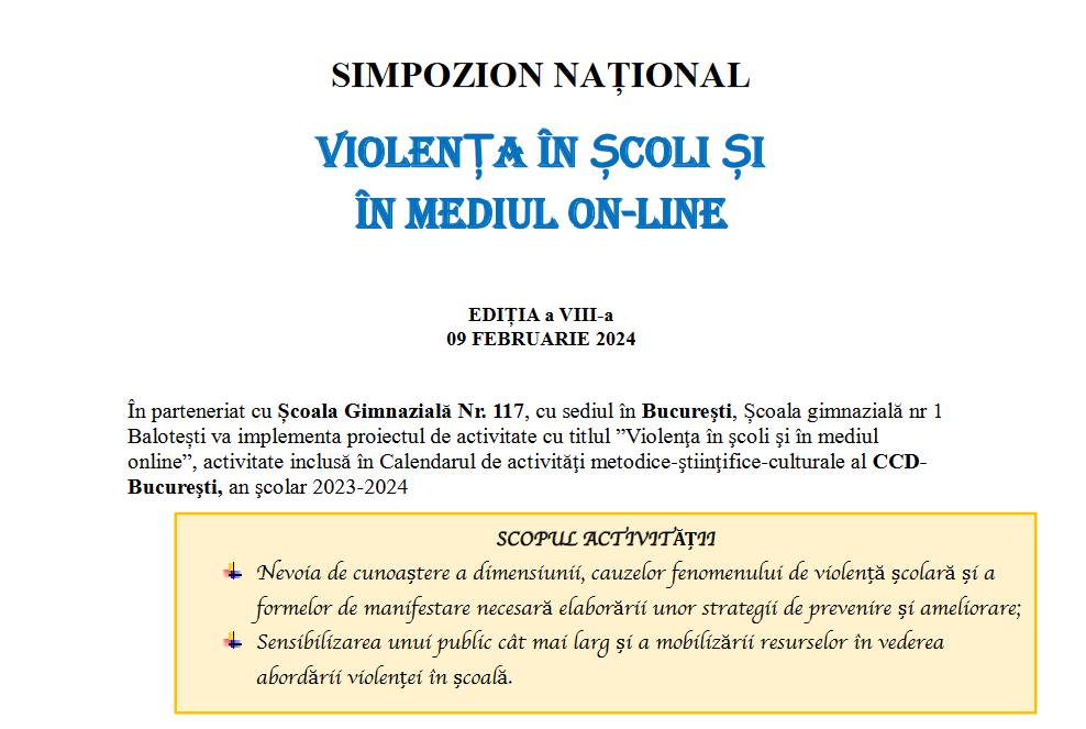 violenta in scola