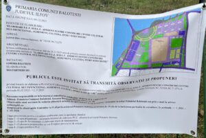 Consultare publică pentru viitorul parc din Balotești