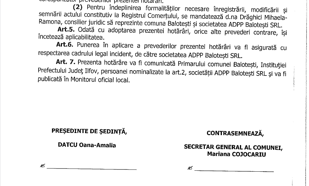 Oana Amalia Datcu conflict interese ADPP